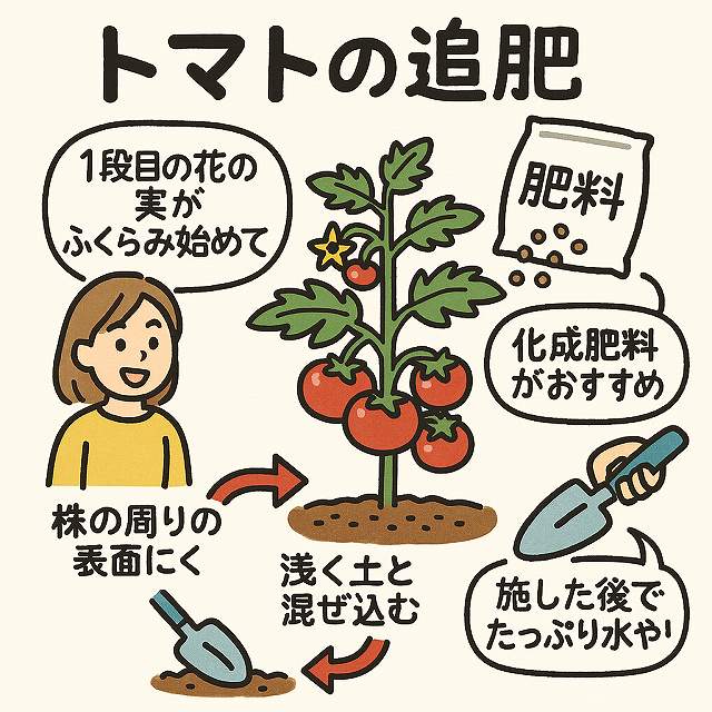 トマト追肥時期