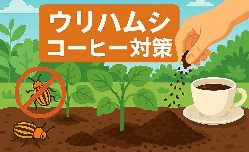 うりはむしコーヒー対策