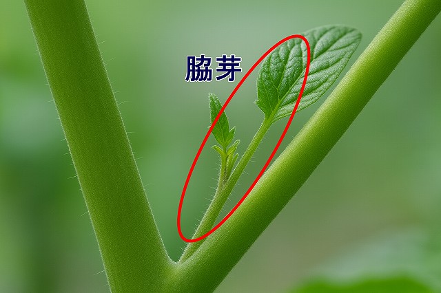 トマトの脇芽
