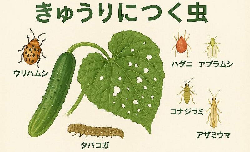 キュウリにつく虫
