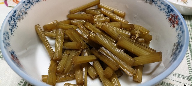 蕗の煮物